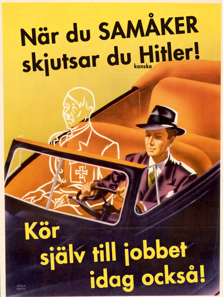 När du samåker skjutsar du (kanske) Hitler!
