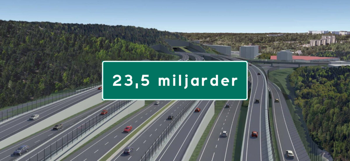 Tvärförbindelse Södertörn 23,5 miljarder